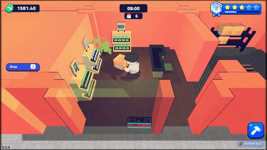 Скриншот 2 к игре Bits and Boards - Game Store Simulator