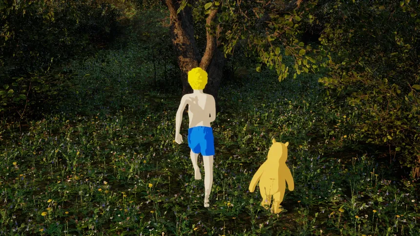 Скриншот 1 к игре Winnie-The-Pooh: Beyond The Hundred Acre
