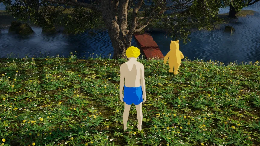 Скриншот 2 к игре Winnie-The-Pooh: Beyond The Hundred Acre
