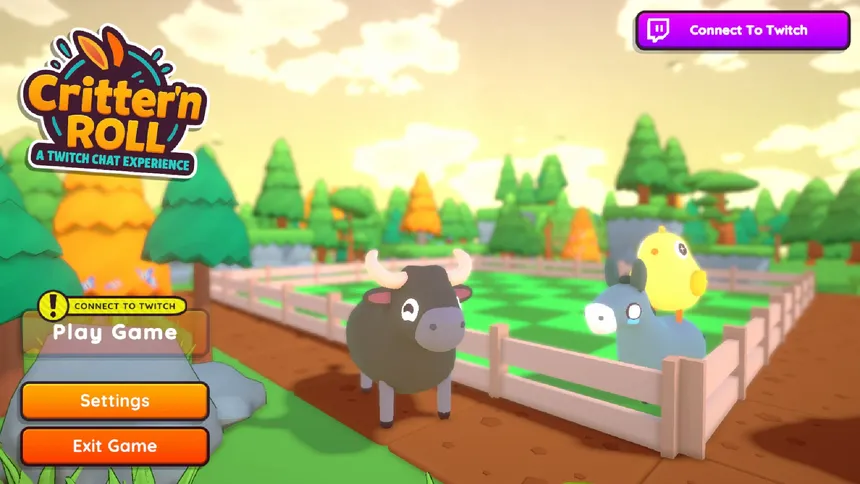 Скриншот 1 к игре Critter'n Roll: A Twitch Chat Experience