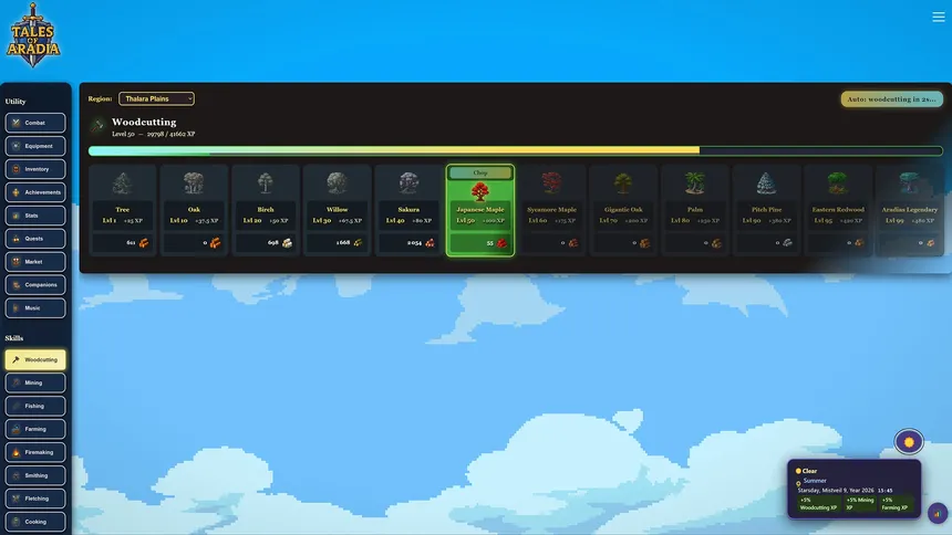 Скриншот 1 к игре Tales of Aradia: Idle RPG