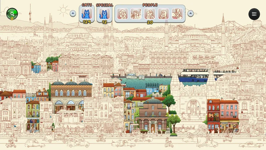 Скриншот 2 к игре Hidden Cats in Istanbul