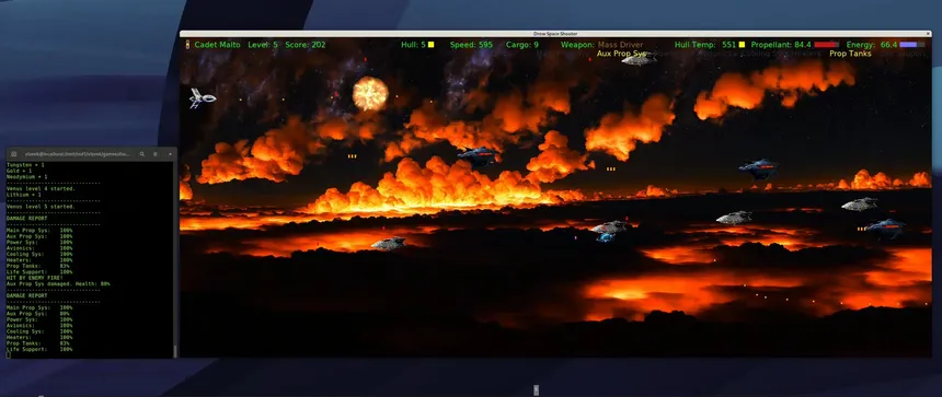 Скриншот 6 к игре Drow Space Shooter