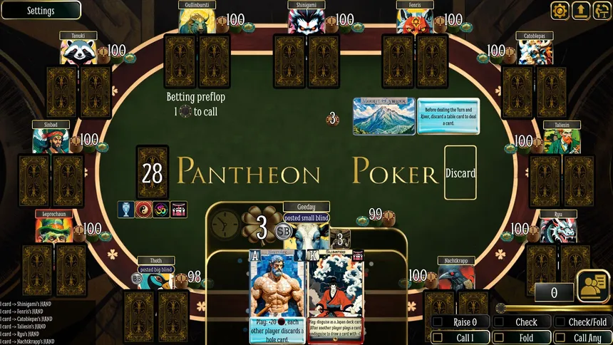 Скриншот 2 к игре Pantheon Poker