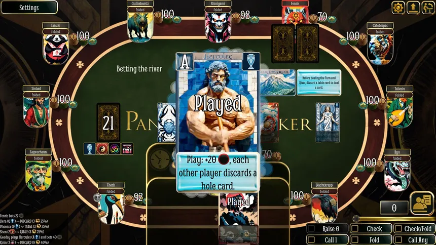 Скриншот 3 к игре Pantheon Poker