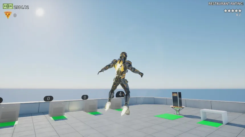 Скриншот 8 к игре Jetpack Pizza Delivery Simulator
