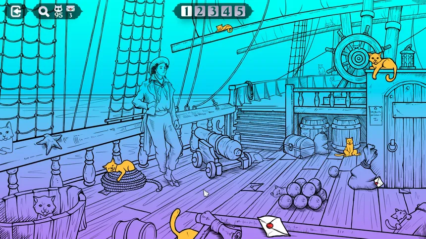 Скриншот 1 к игре The Cats of Monte Cristo
