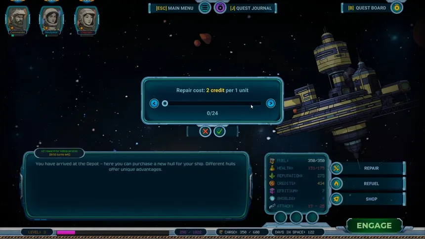 Скриншот 8 к игре Stellar Freight: Echoes of the Void