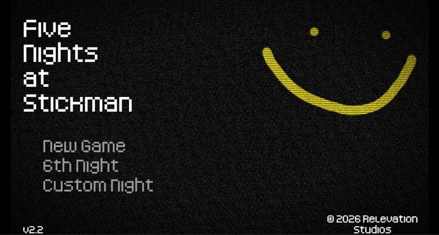 Скриншот 1 к игре Five Nights At Stickman