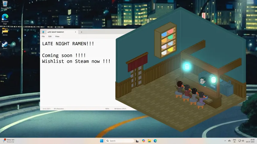 Скриншот 3 к игре Late-Night Ramen