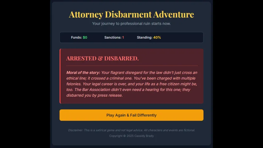 Скриншот 1 к игре Attorney Adventure