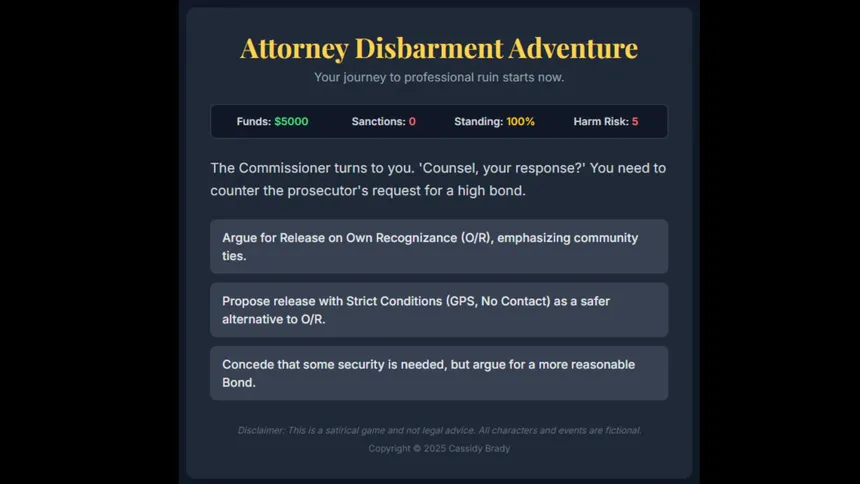 Скриншот 2 к игре Attorney Adventure