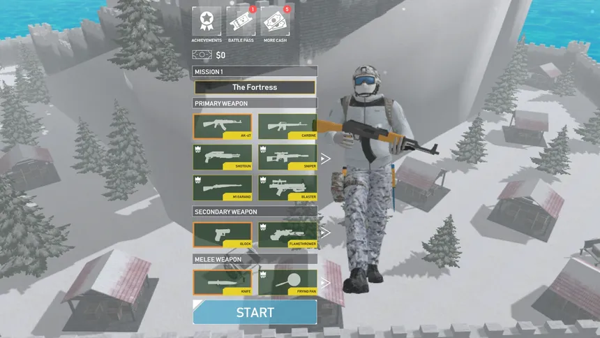 Скриншот 1 к игре Winter Mercenary