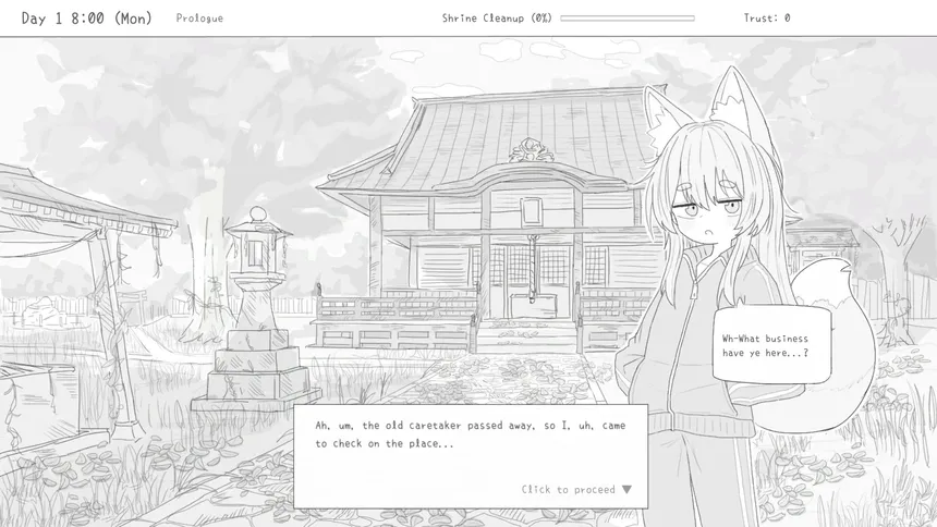 Скриншот 4 к игре Living With a Little Fox Girl