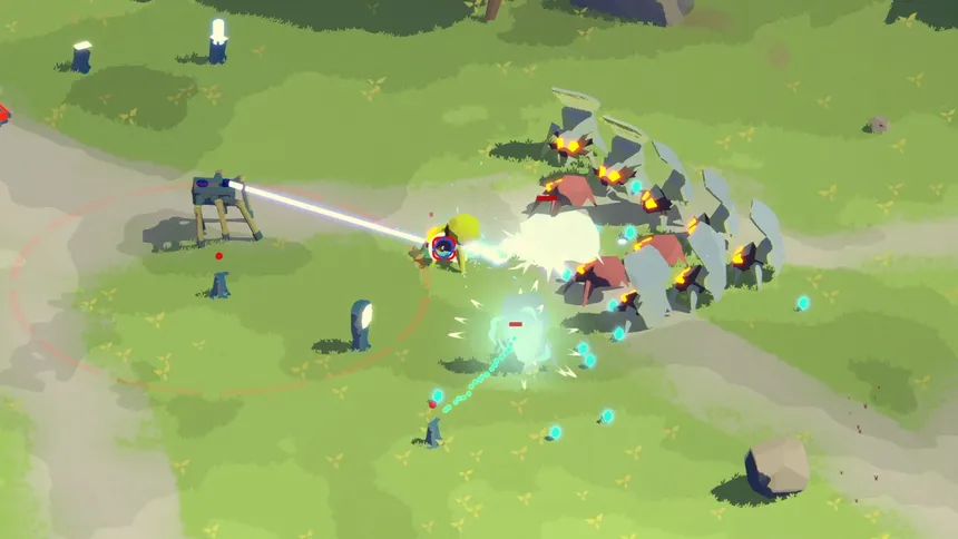 Скриншот 3 к игре Hexabot Stranded: Defend Or Die