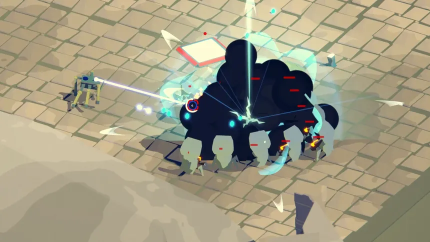 Скриншот 4 к игре Hexabot Stranded: Defend Or Die