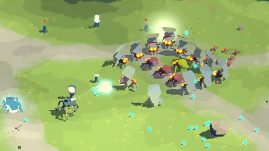 Скриншот 5 к игре Hexabot Stranded: Defend Or Die