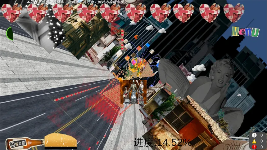 Скриншот 1 к игре God IS Drunk（宿醉阿弥陀佛）