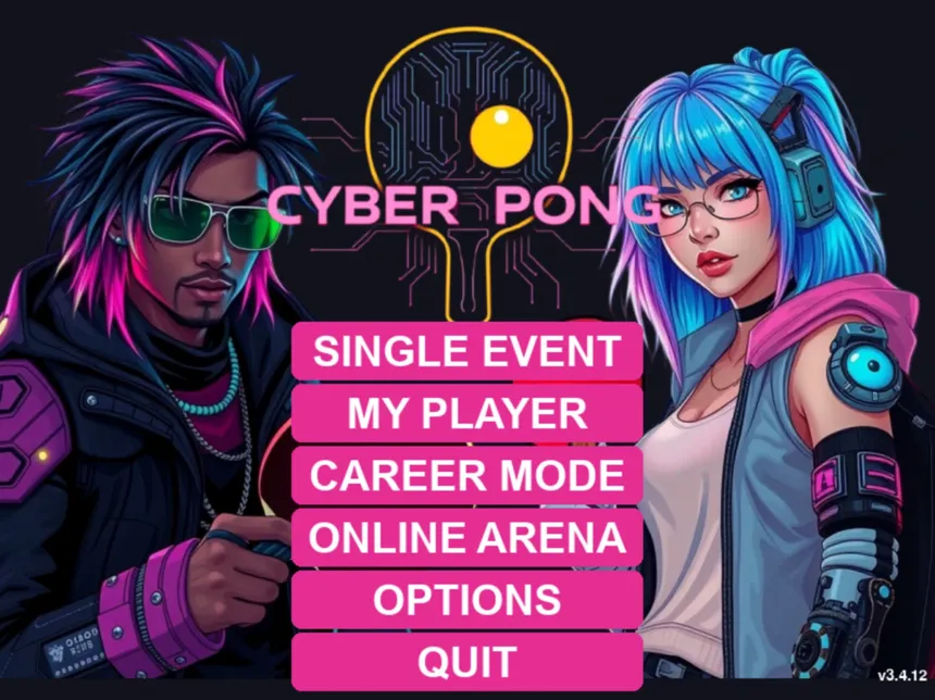 Скриншот 1 к игре CyberPong AI