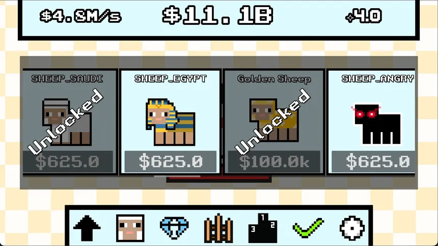 Скриншот 4 к игре Sheep Clicker Royale