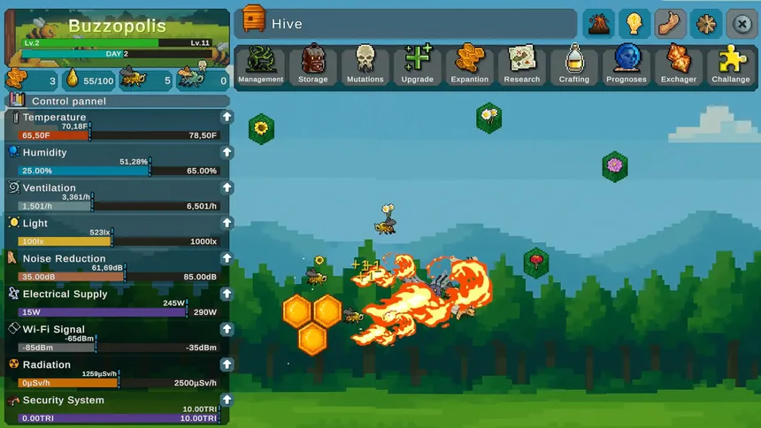 Скриншот 3 к игре Buzzopolis: Hive Incremental