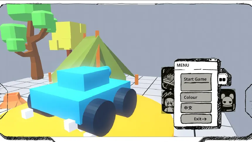 Скриншот 1 к игре Tank Rectangle