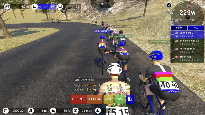 Скриншот 2 к игре Velo Pro Racer