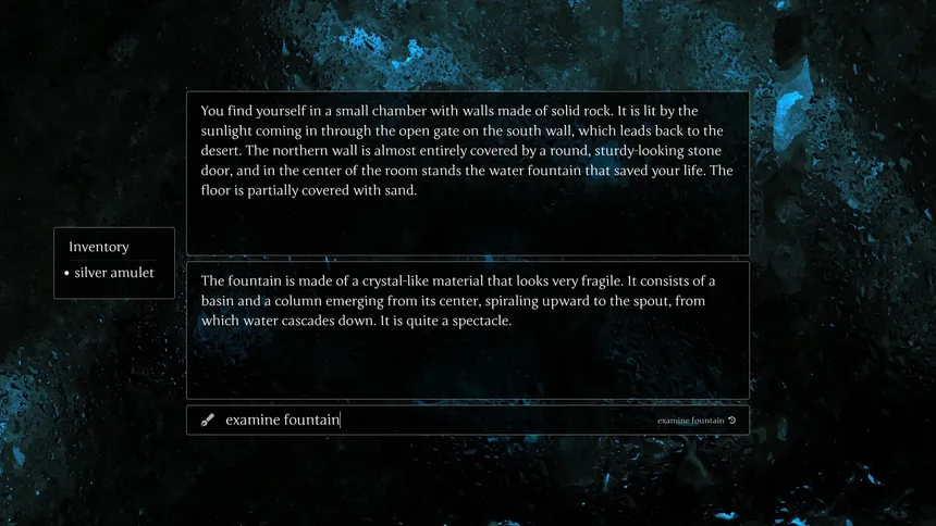 Скриншот 2 к игре Bael's Rock: A Text Adventure
