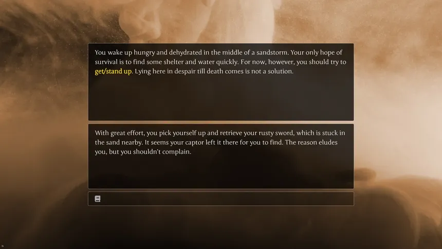Скриншот 5 к игре Bael's Rock: A Text Adventure