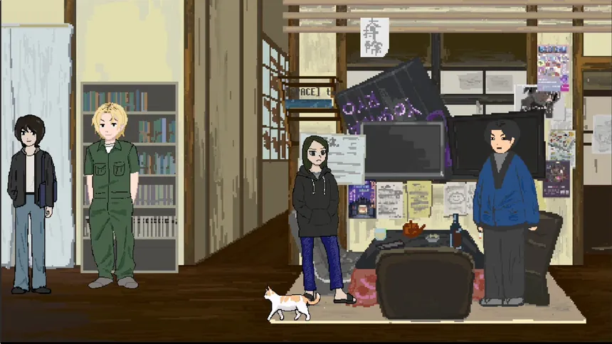 Скриншот 2 к игре I Am a Dorm Resident (but Cat)