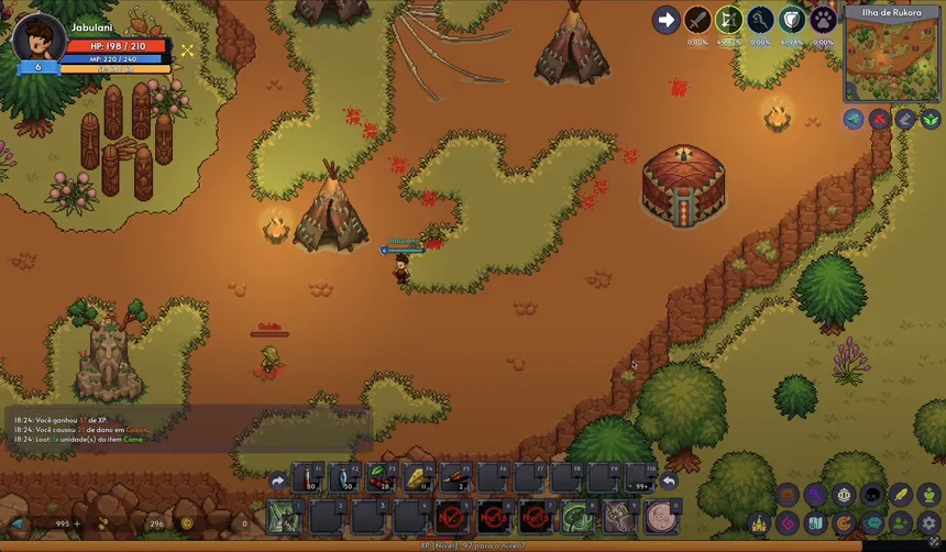 Скриншот 1 к игре Grind Hero: MMORPG