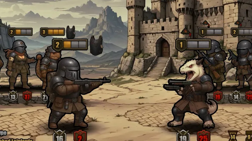 Скриншот 7 к игре Auto Jurassic Knights