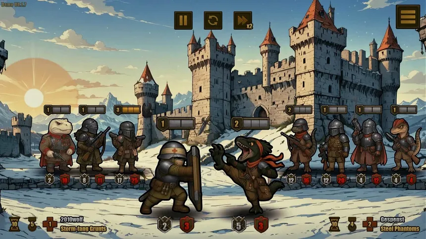 Скриншот 8 к игре Auto Jurassic Knights