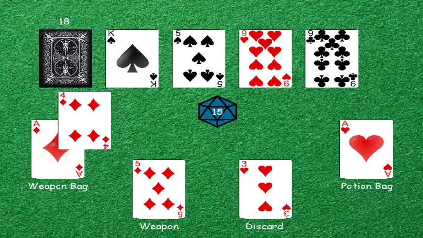 Скриншот 1 к игре Scoundrel Solitaire