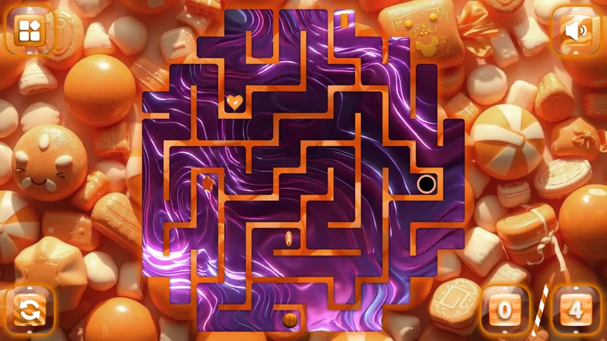 Скриншот 2 к игре Sweetie Candy Maze: Orange