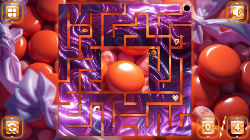 Скриншот 4 к игре Sweetie Candy Maze: Orange