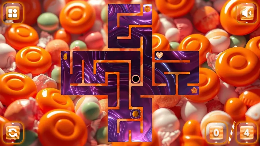 Скриншот 5 к игре Sweetie Candy Maze: Orange