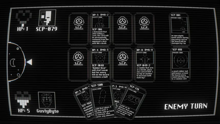 Скриншот 1 к игре SCP: CARDTAINMENT BREACH