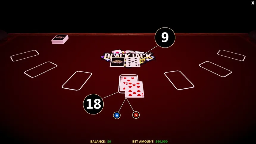Скриншот 2 к игре Blackjack Simulator 2025