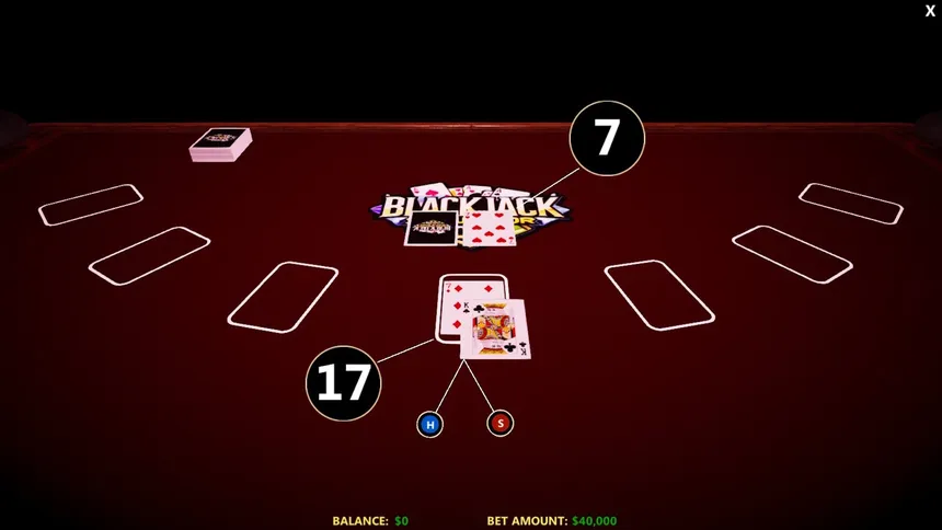 Скриншот 3 к игре Blackjack Simulator 2025