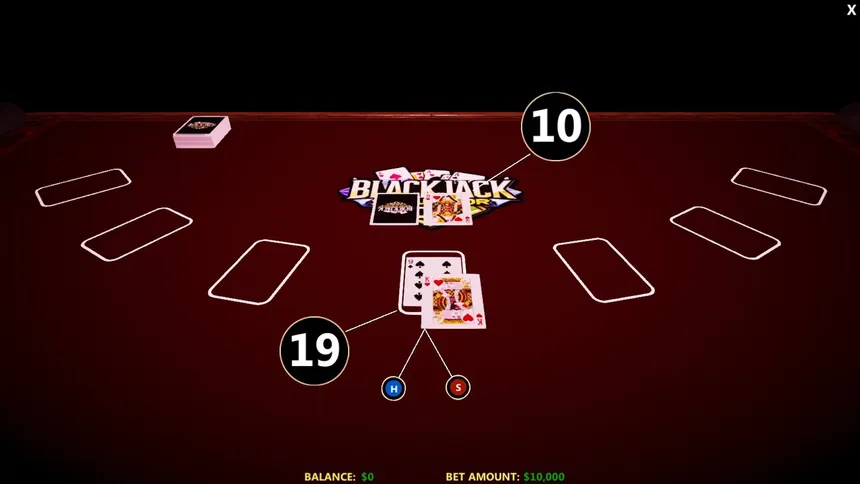 Скриншот 4 к игре Blackjack Simulator 2025