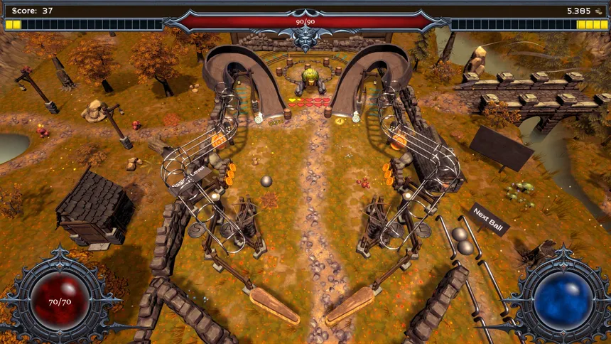 Скриншот 1 к игре Runix: Pinball Roguelike