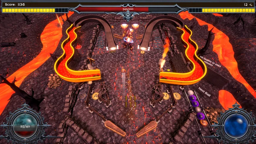 Скриншот 3 к игре Runix: Pinball Roguelike