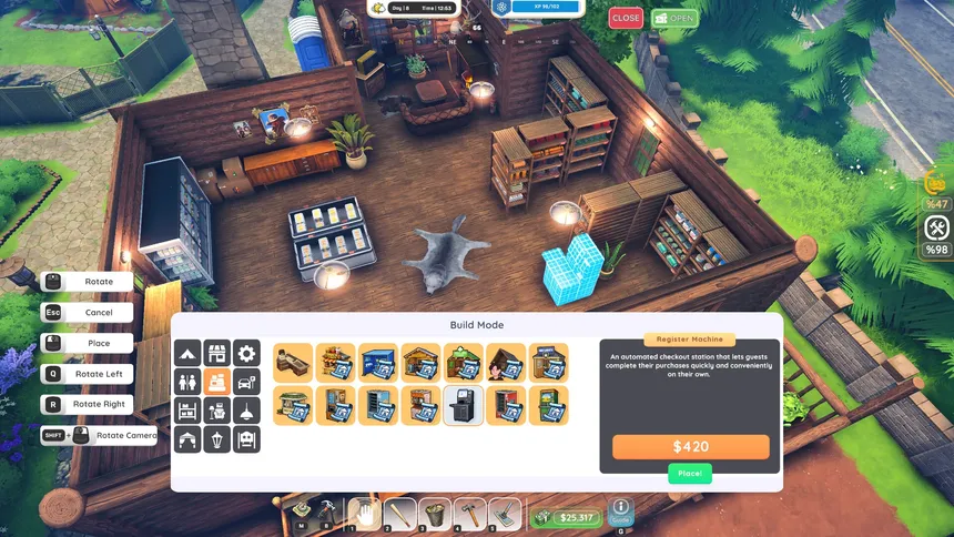 Скриншот 5 к игре Campsite Hustle! - Management Simulator