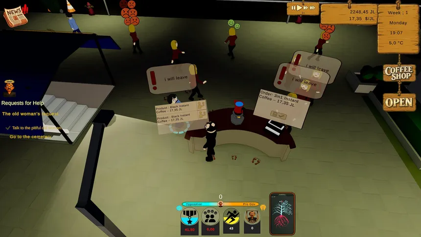 Скриншот 2 к игре Life in Jasskia: a Coffee Shop