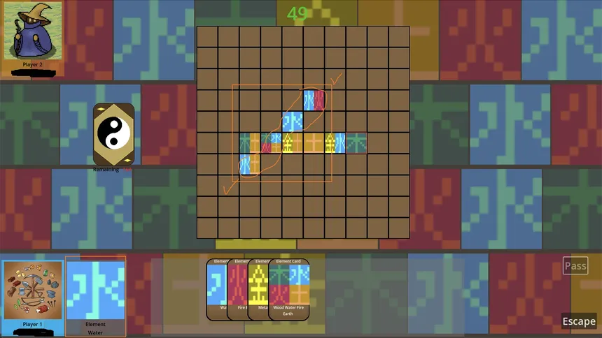 Скриншот 2 к игре 五行棋 Wu Xing Chess