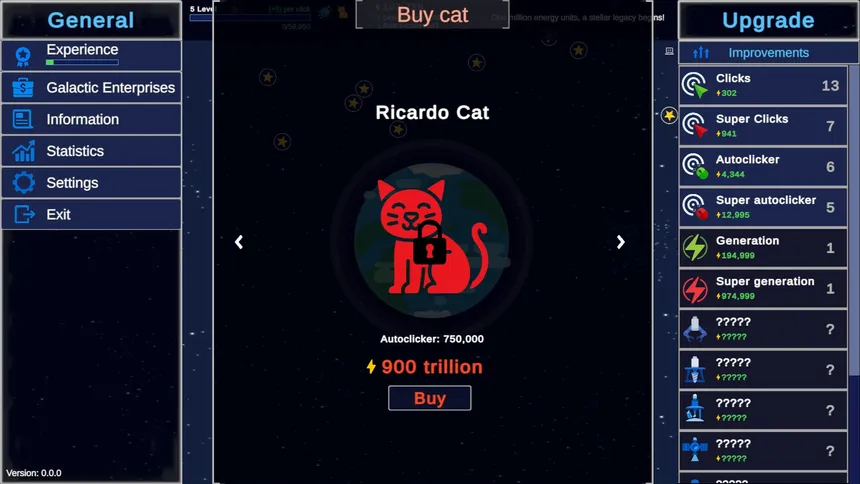 Скриншот 5 к игре Clicker Astro Planet
