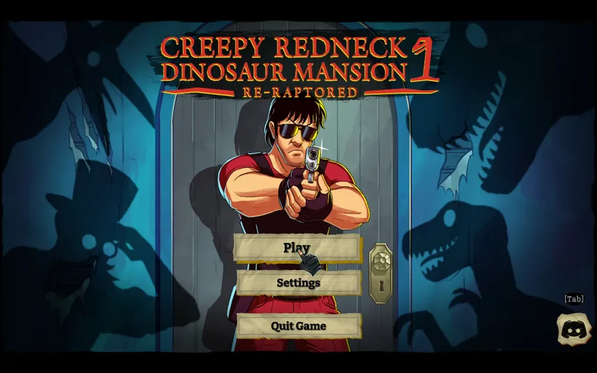 Скриншот 2 к игре Creepy Redneck Dinosaur Mansion 1 Re-Raptored