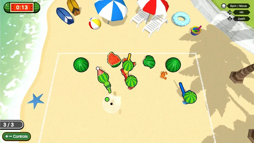 Скриншот 3 к игре Hit! Spin! Watermelon Party