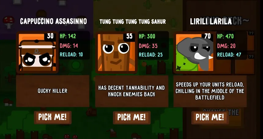 Скриншот 3 к игре BrainRot Battle